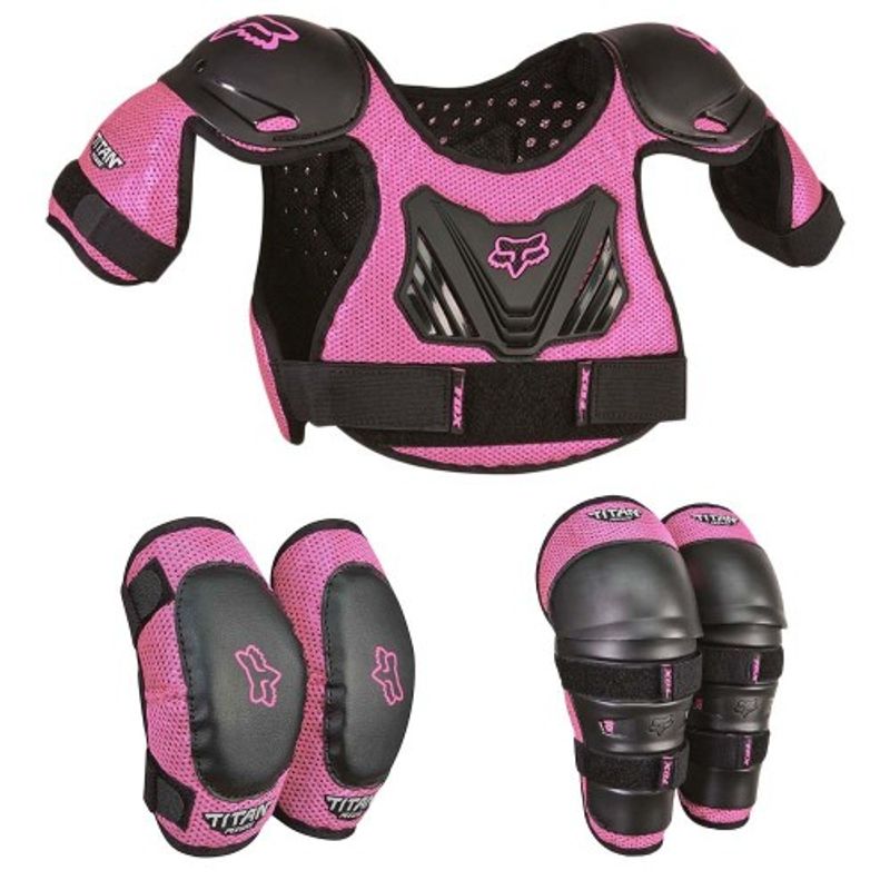 FOX RACING - JOFA RODILLERA CODERA FOX RACING PEEWEE PACK Rosa