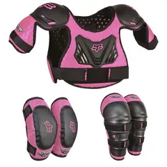 FOX RACING - JOFA RODILLERA CODERA PEEWEE PACK Rosa