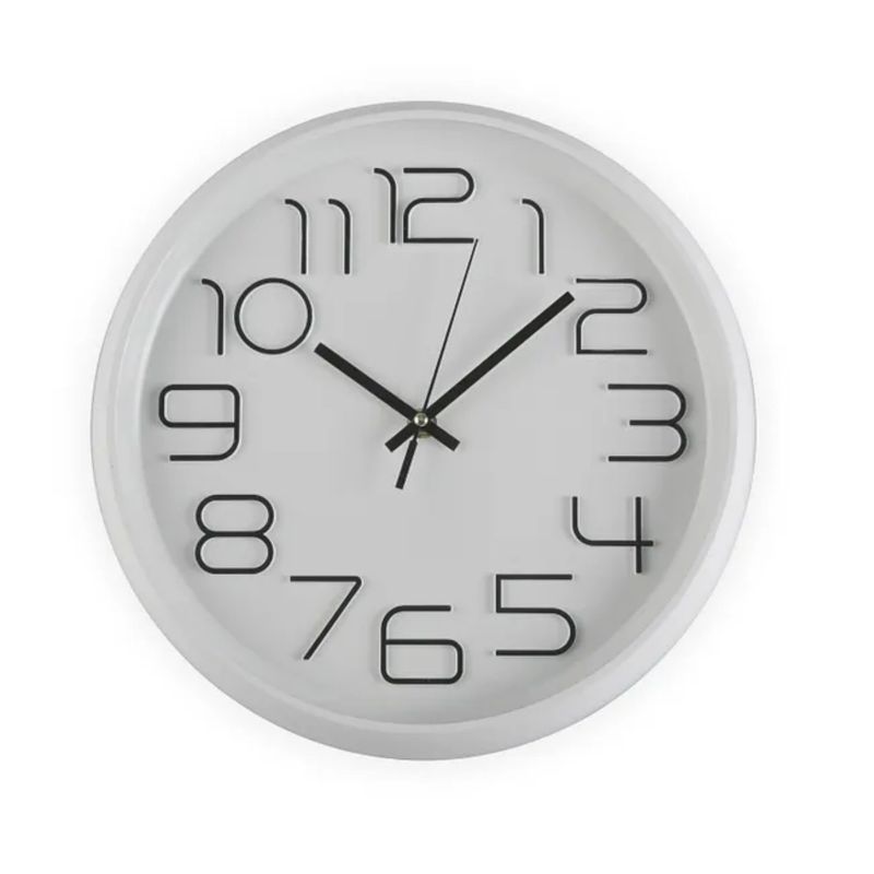 HOMESTAR - Reloj de Pared Moderno Letras 3D 29cm