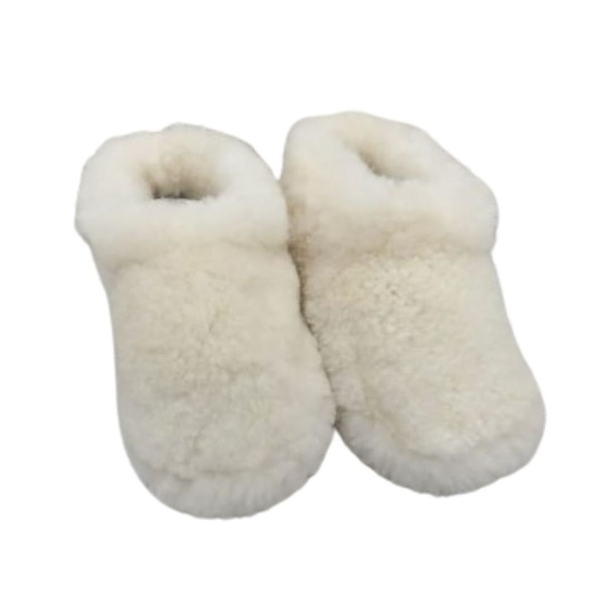GENERICO - Pantufla de lana natural de oveja unisex ROU