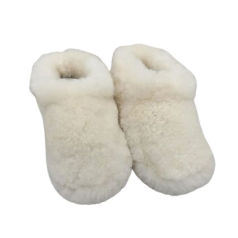 ROU ESENCIA NATURAL - Pantufla de lana natural de oveja unisex ROU Esencia Natural