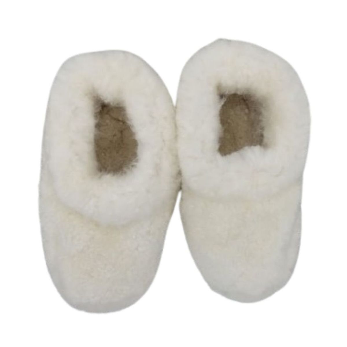 GENERICO - Pantufla de lana natural de oveja unisex ROU