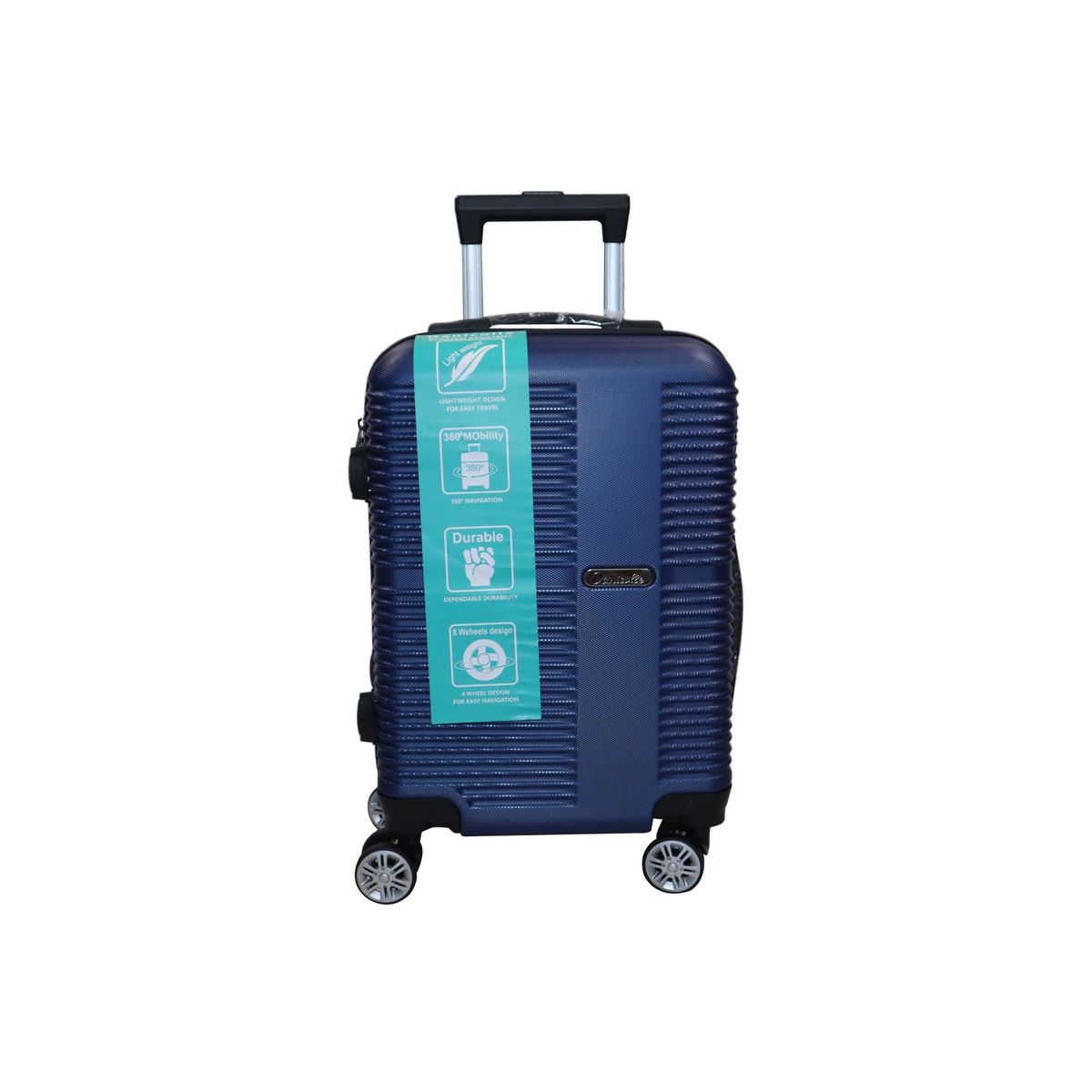 DINASTELLA - Maleta Cabina Tipo Carry On Rigida Y Con Candado 10 Kilos Azul Jr