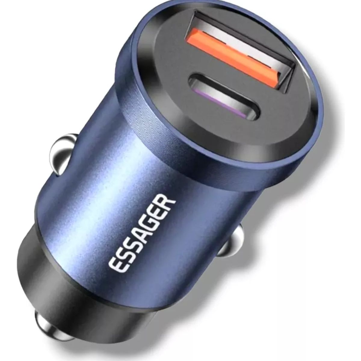 GENERICO - Cargador rápido Essager 30W para auto USB tipo C
