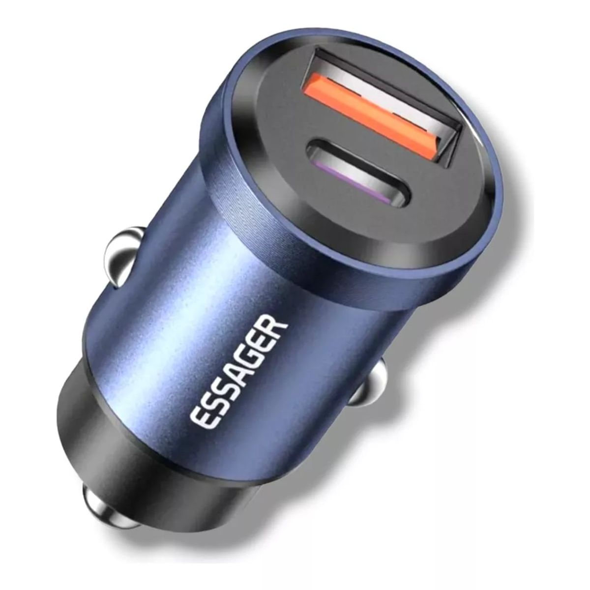 GENERICO - Cargador rápido Essager 30W para auto USB tipo C