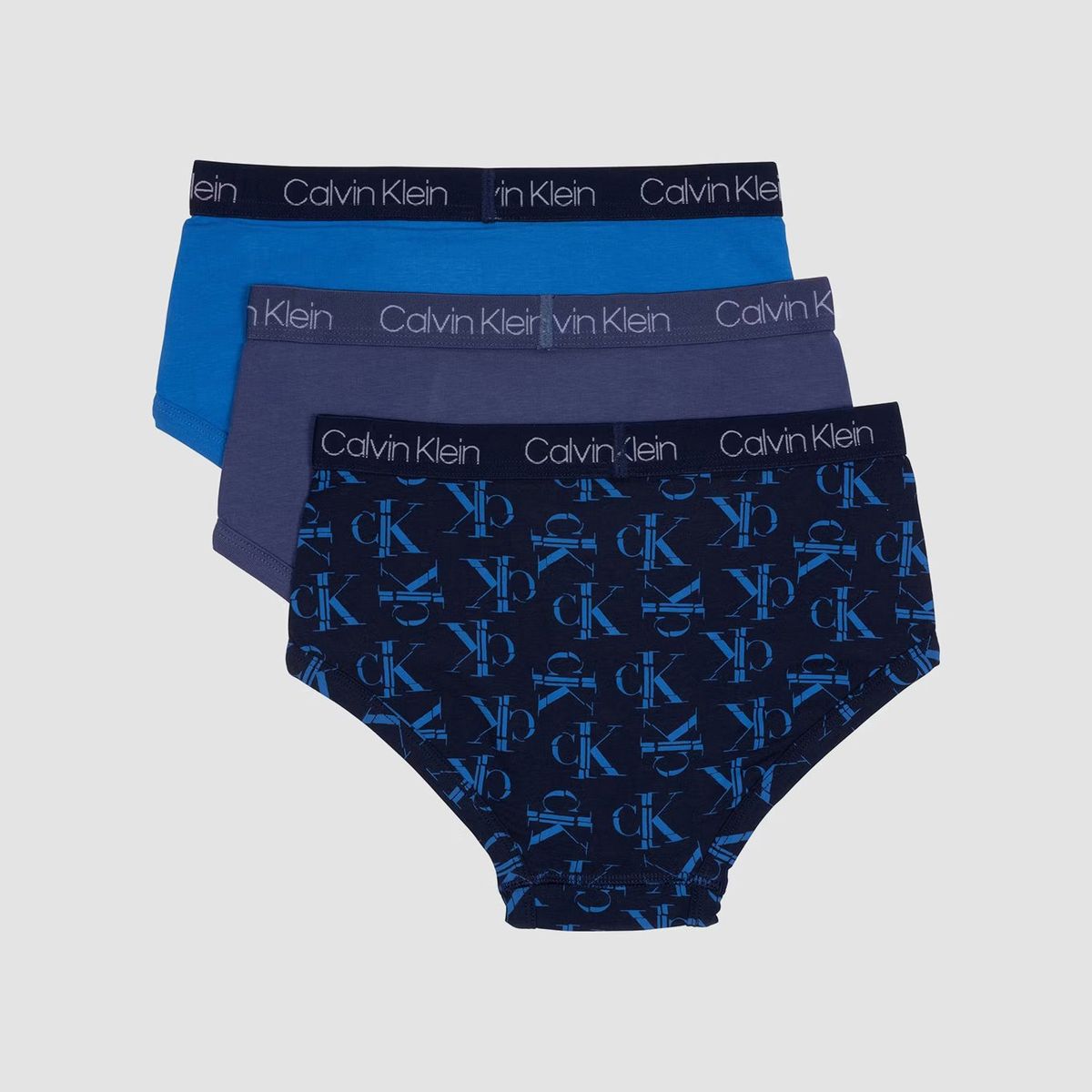 CALVIN KLEIN - Pack 3 Slips Niño Cotton Classic Azul Calvin Klein