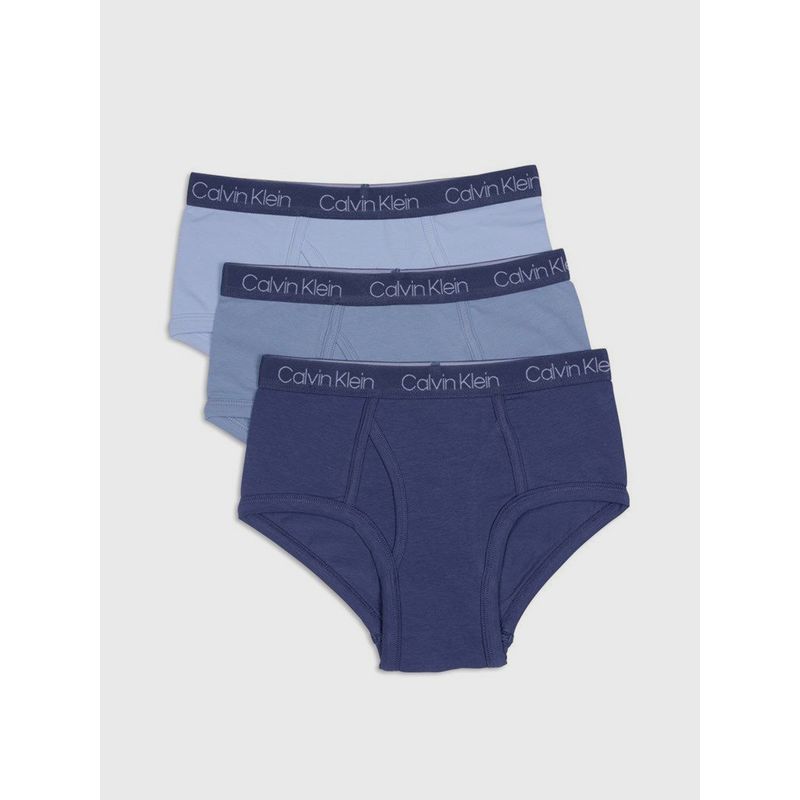 CALVIN KLEIN - Pack 3 Slips Niño Cotton Classic Azul Calvin Klein