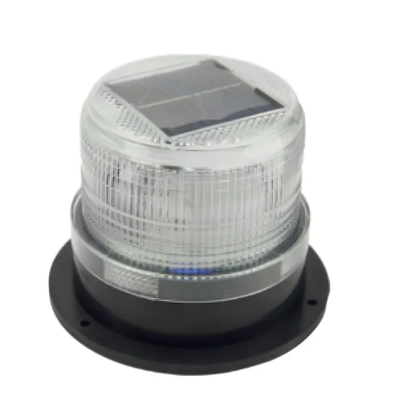 OEM - BALIZA LED STROBO SOLAR PARA AUTO CON IMAN AZUL-ROJO