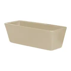 VERDY - Maceta Jardinera Pantanal Liso 64x19x22cms Beige Efecto Marmoleado