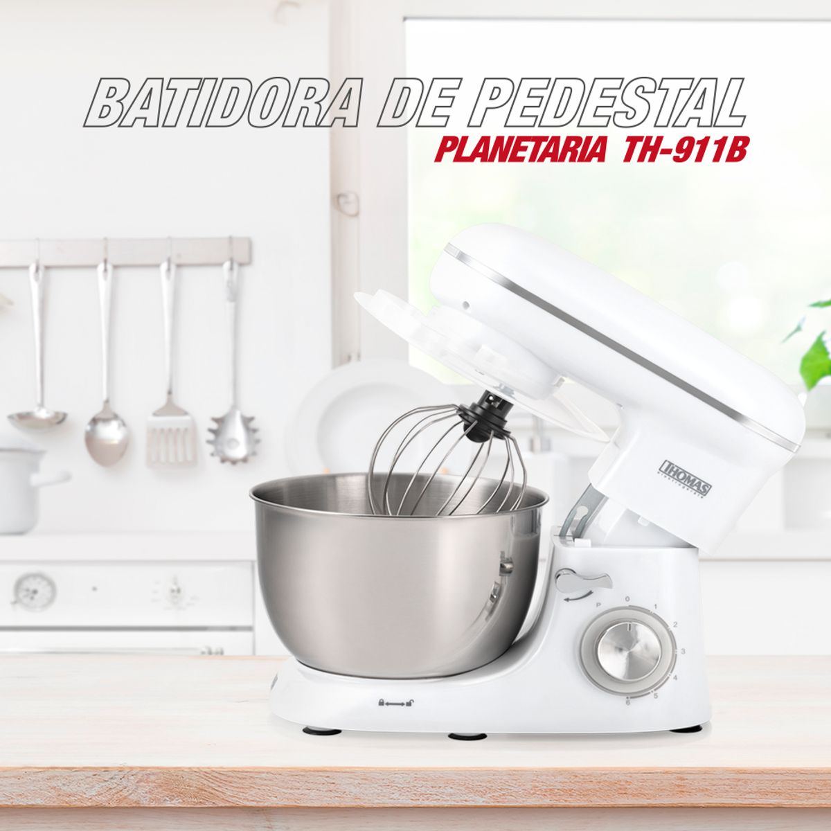 THOMAS - Batidora Pedestal Planetaria TH-911B