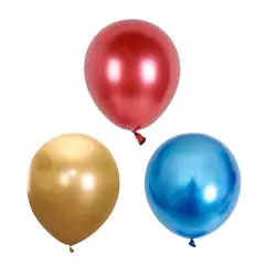 GENERICO - Set Globos Látex Cromados Fiestas Cumpleaños Megaventas