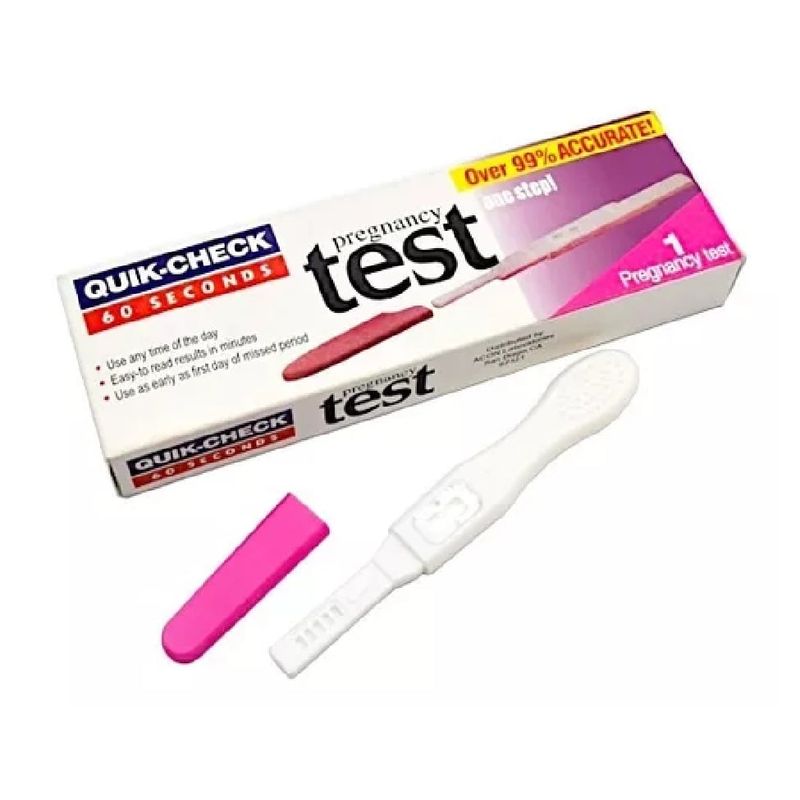 GENERICO - Prueba Embarazo Test Quick Check 60 Segundos Económico