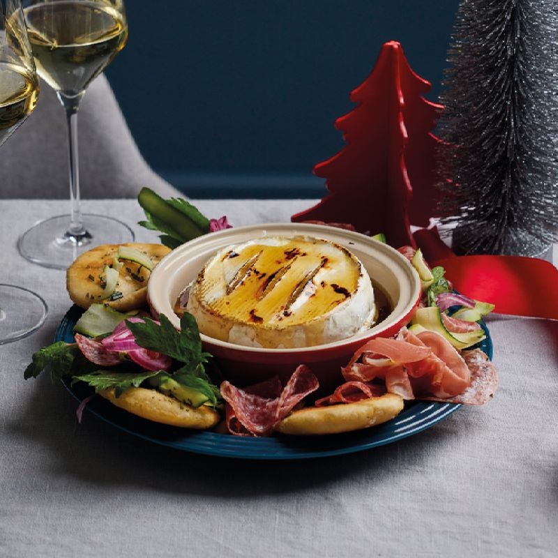 LE CREUSET - Plato Camembert con Tapa Cereza