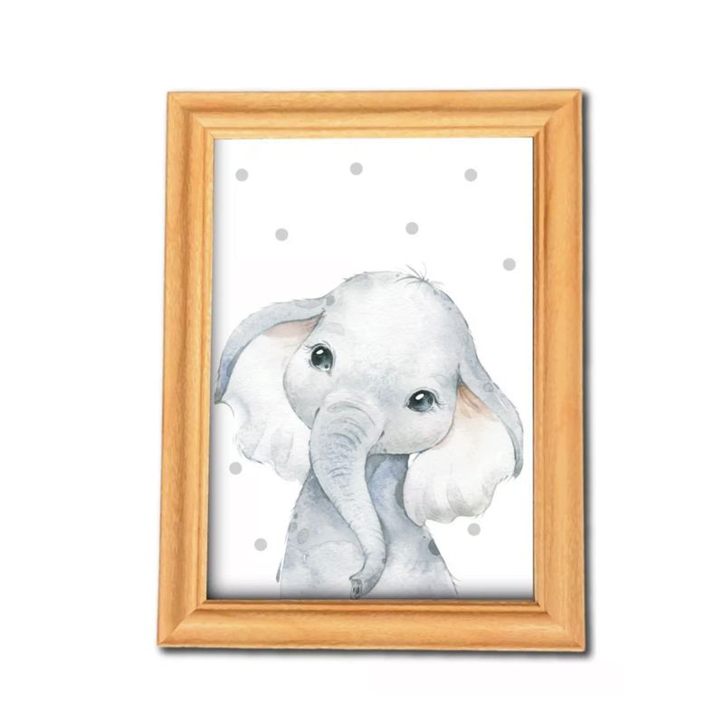 GENERICO - Cuadro Infantil Elefante Bebé