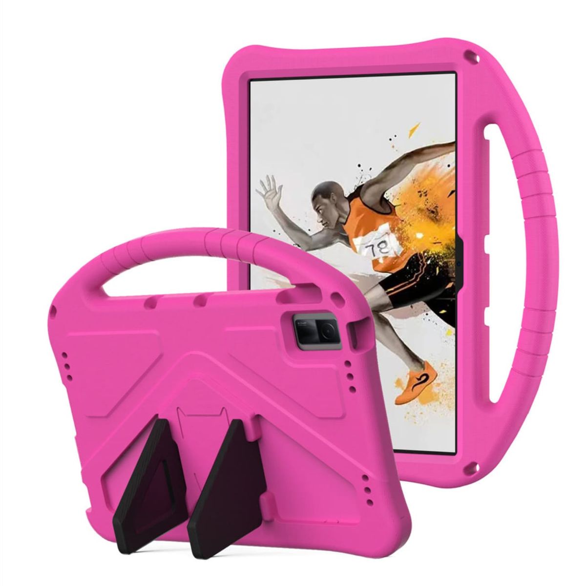 GENERICO - Funda De Goma Eva compatible con  TCL Tab 11 Rosa