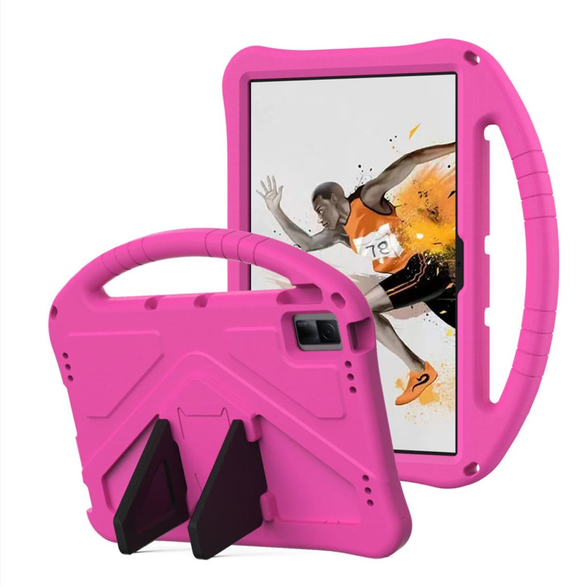 GENERICO - Funda De Goma Eva compatible con  TCL Tab 11 Rosa