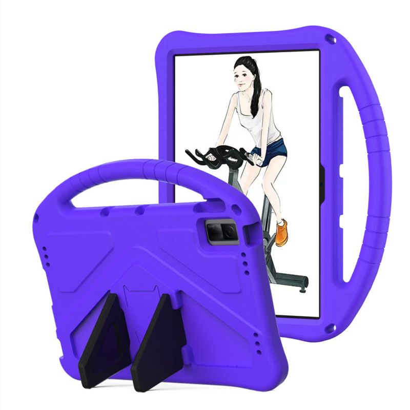 GENERICO - Funda De Goma Eva compatible con  TCL Tab 11 Morado