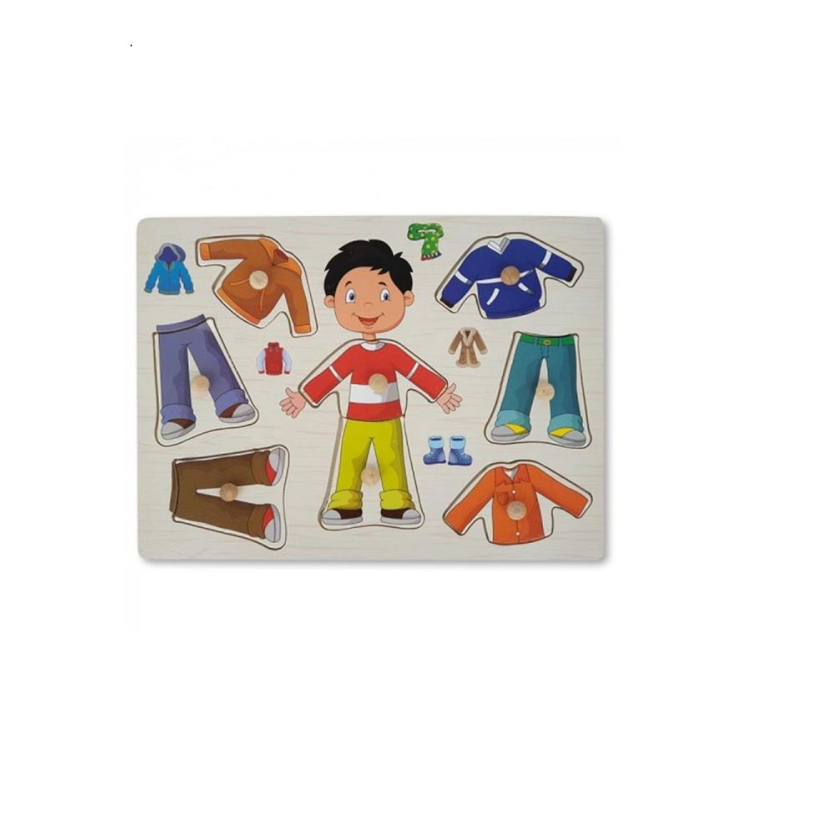 TOLIPA - Puzzle niño vestimenta