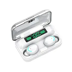 GENERICO - Audifonos Bluetooth Tws Bht-F9-5 1200Mah - Blanco.