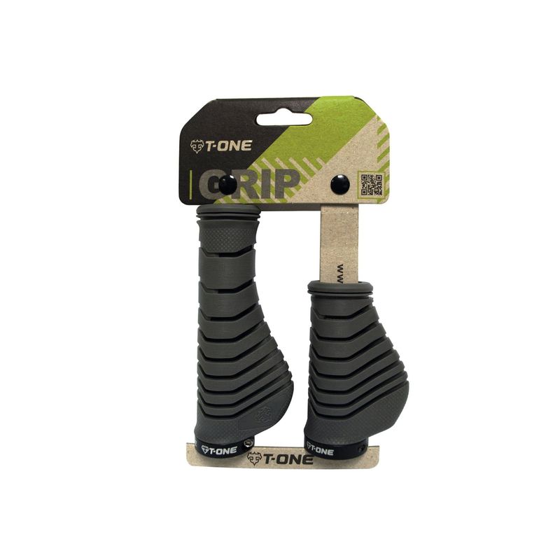 GENERICO - PUÑO LOCK 2 DENSIDADES ANATOMICO T-ONE GREY+BLACK AERO