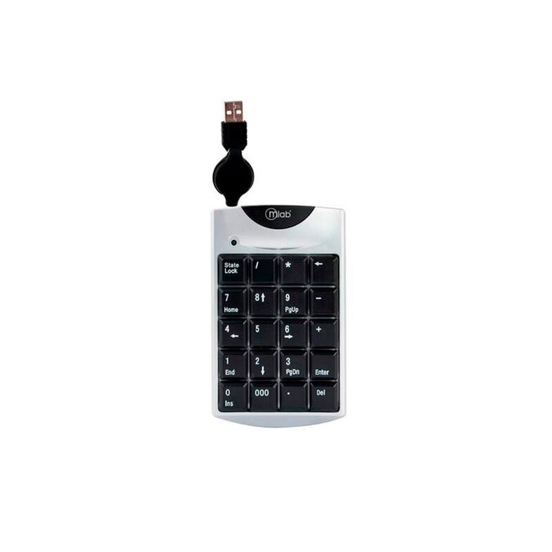 MICROLAB - Teclado Numerico Usb Mlab Negro