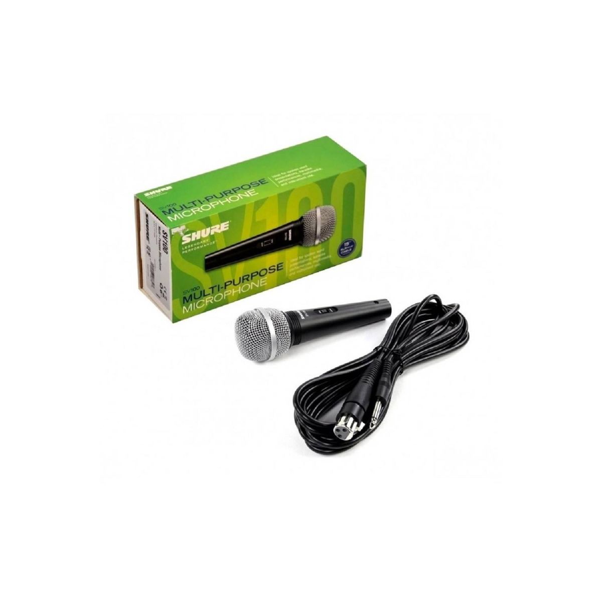 SHURE - Microfono Dinamico Sv100 Shure Color Negro