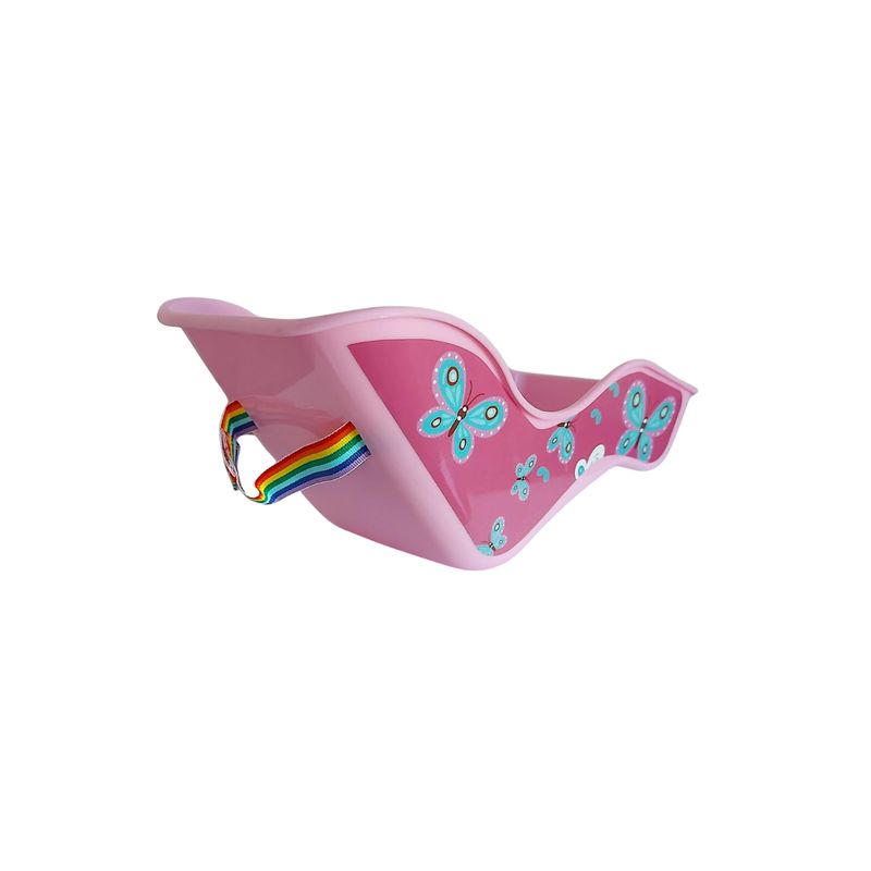 MACERATTA - Silla Porta Muñeca Con Soporte Para Bicicleta  Niña