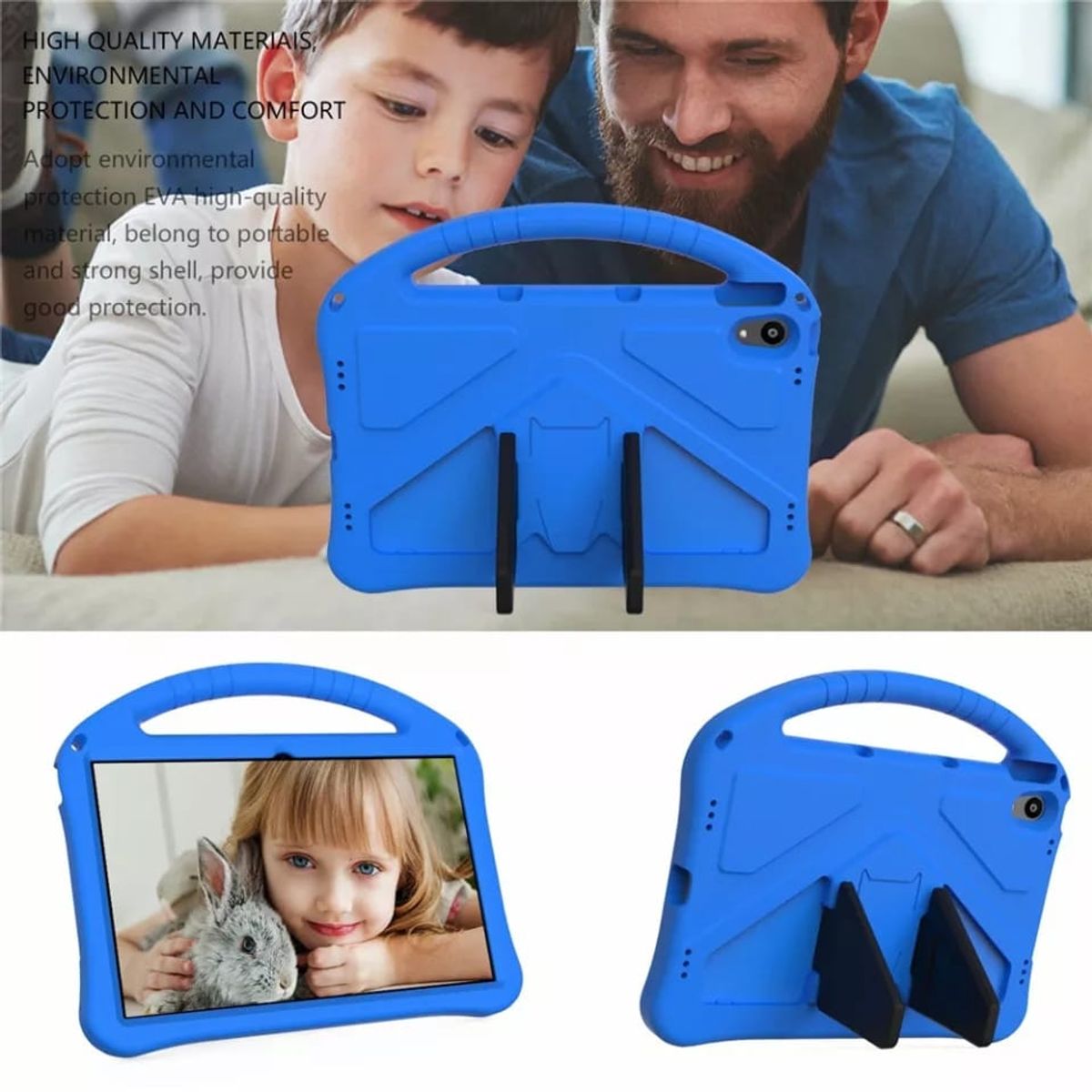 GENERICO - Funda De Goma EVA compatible con Lenovo Tab P11 Azul