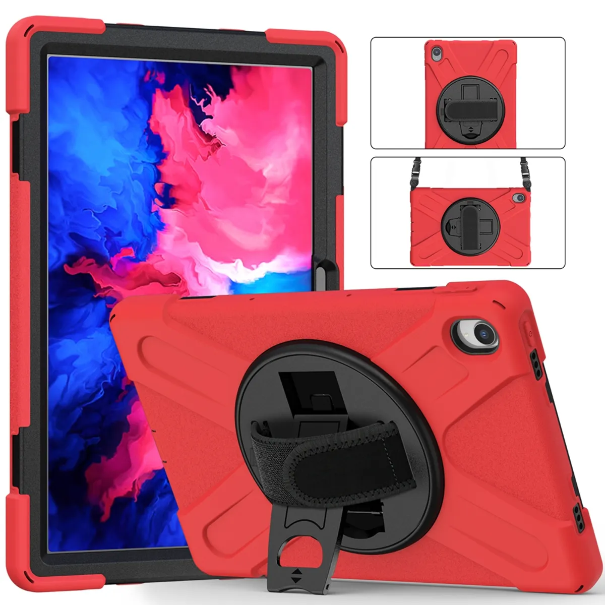 GENERICO - Funda Antigolpes Compatible con Lenovo Tab P11 Rojo