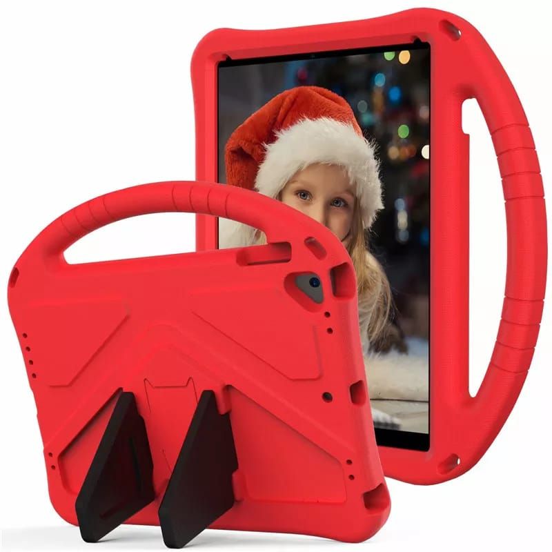 GENERICO - Funda De Goma EVA Compatible con iPad 9.7 Rojo