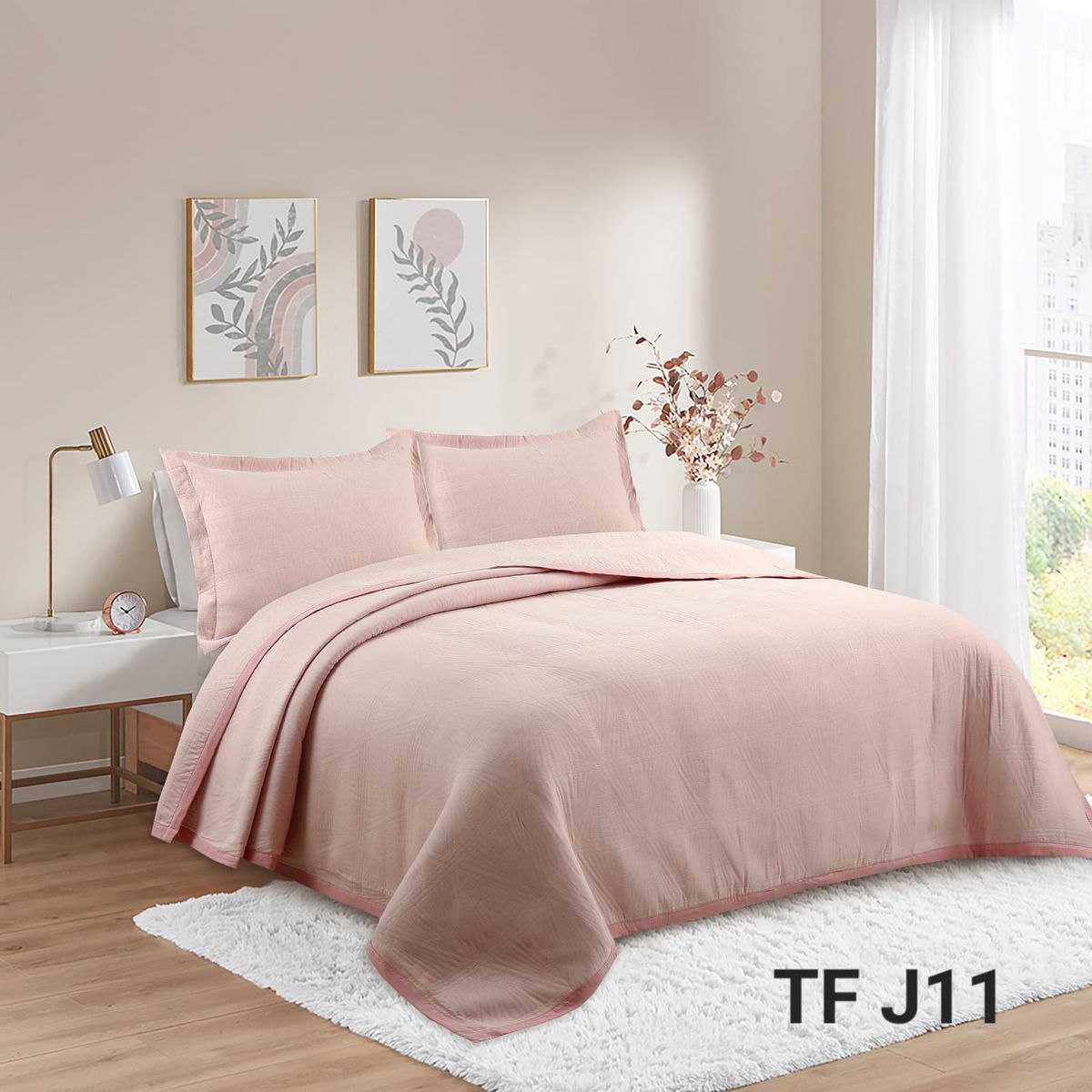 GENERICO - COBERTOR QUILS DELGADOS DE VERANO 100% ALGODON