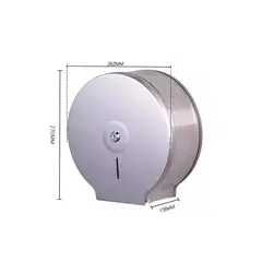 TAUMM - Dispensador Papel Higiénico Acero Inoxidable Con Llave