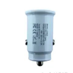 OEM - CARGADOR 1 USB Y TYPE-C 3.1A 12 VOLT 2 COLORES BLANCO,BLANCO