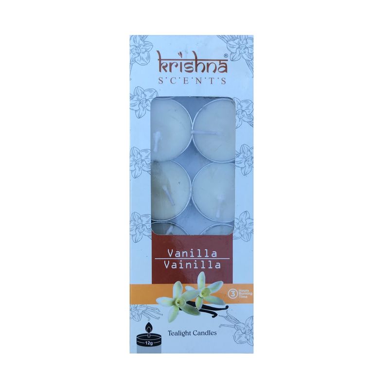 GENERICO - Vela Aromática Tealight Caja 10 Unidades Aroma Vainilla