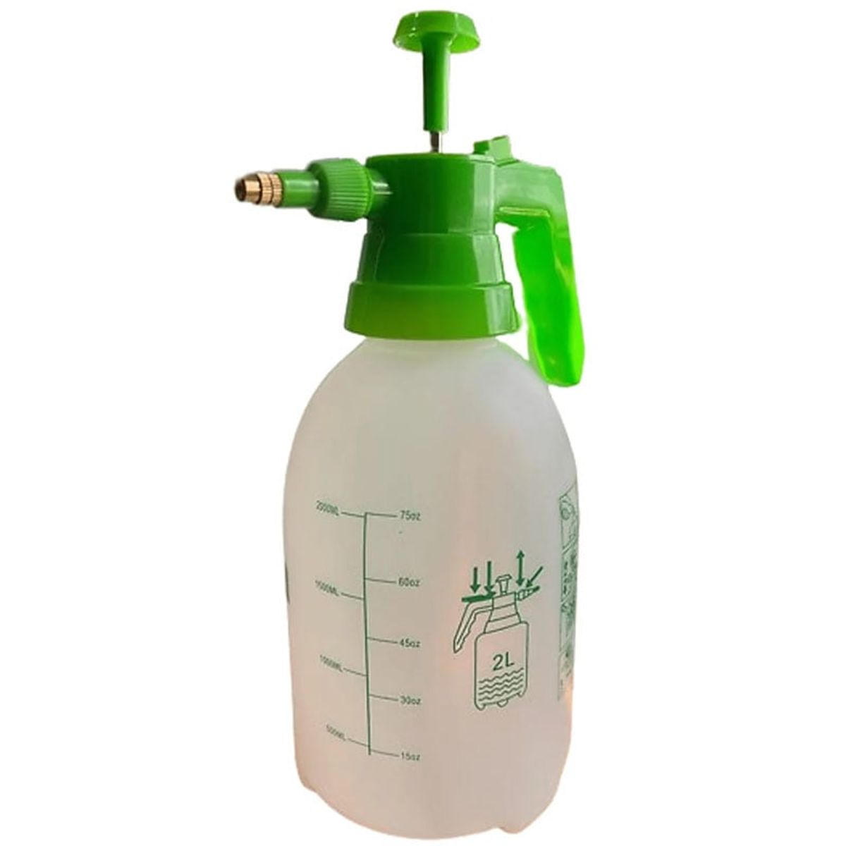 GENERICO - Fumigador Rociador Manual Capacidad 2 Litros