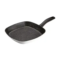 GHIDINI - Sarten Parrilla Cuadrado 20cm Blanco Antiahederente Daily