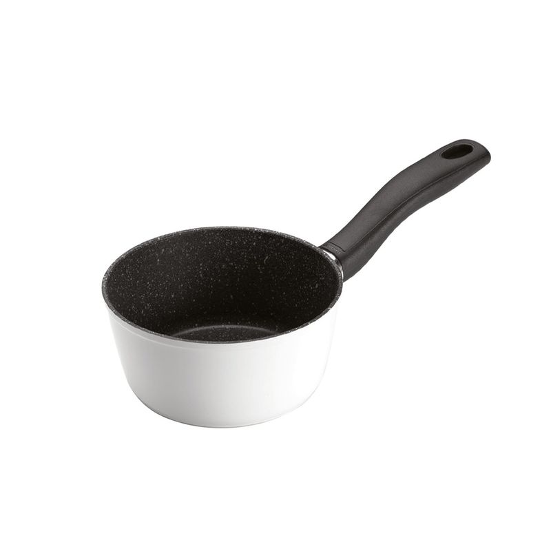 GHIDINI - Cacerola 16cm Blanca Antihaderente Linea Daily