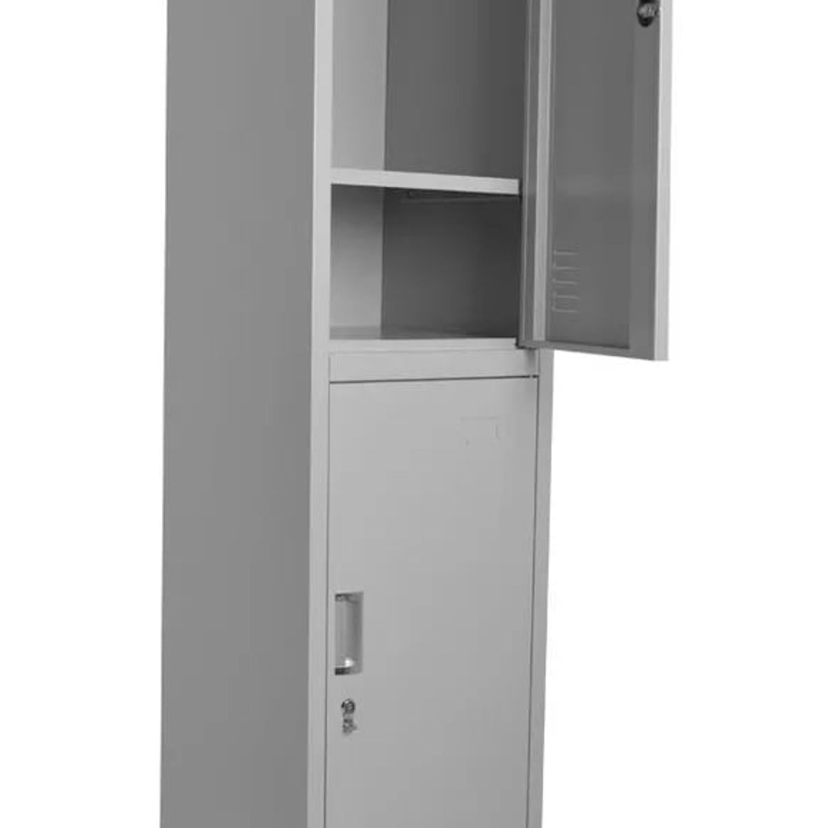 TAI PING - Casillero Locker Metálico de 1 Cuerpo / 2 Puertas Gris