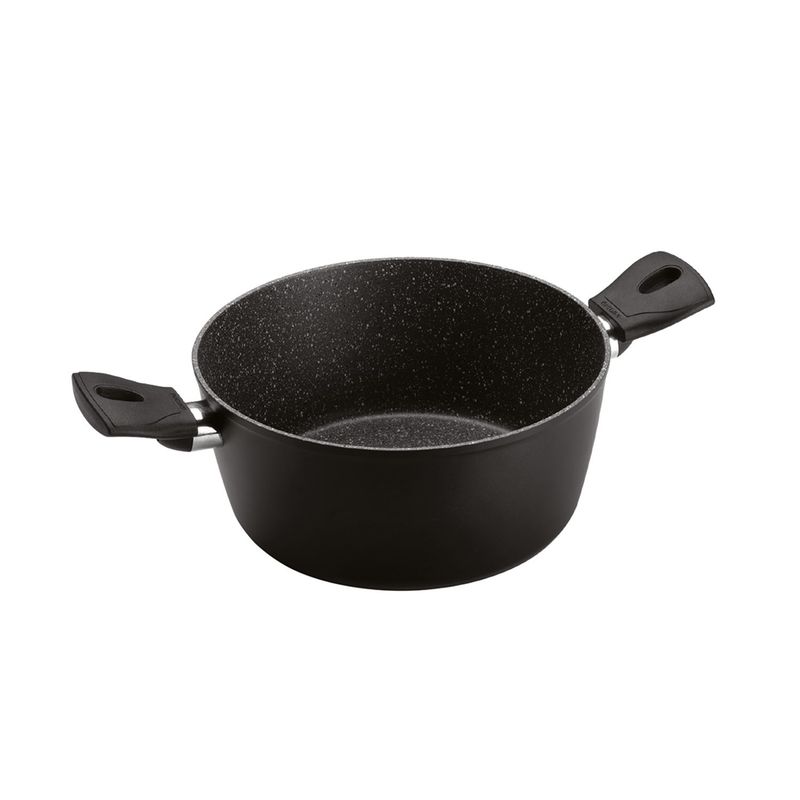 GHIDINI - Olla 2 Asas Negro Antiahederente 24cm Daily