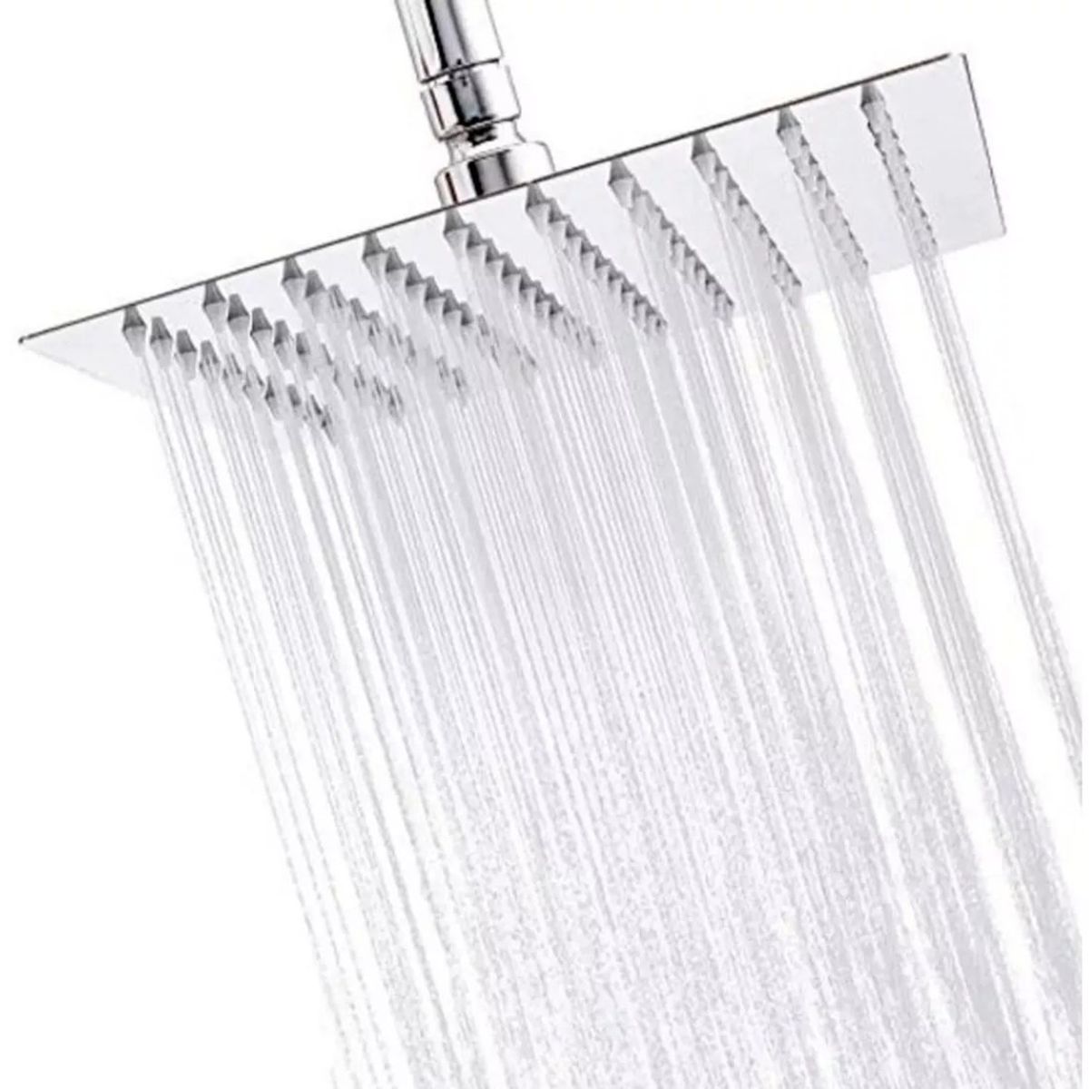 TAUMM - Plato Ducha Cuadrado Acero Inoxidable 25x25 Cms Taumm