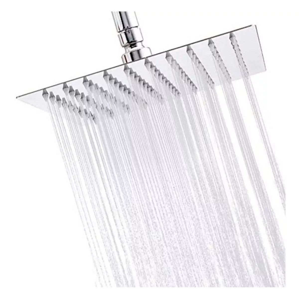 TAUMM - Plato Ducha Cuadrado Acero Inoxidable 25x25 Cms Taumm