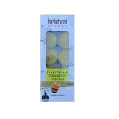 GENERICO - Vela Aromática Tealight Caja 10 Unidades Aroma Explosion Citrica