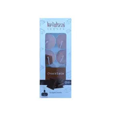GENERICO - Vela Aromática Tealight Caja 10 Unidades Aroma Chocolate