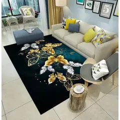 GENERICO - ALFOMBRA PARA LIVING ANTIDESLIZANTE CON DISEÑOS TRIDIMENCIONALES