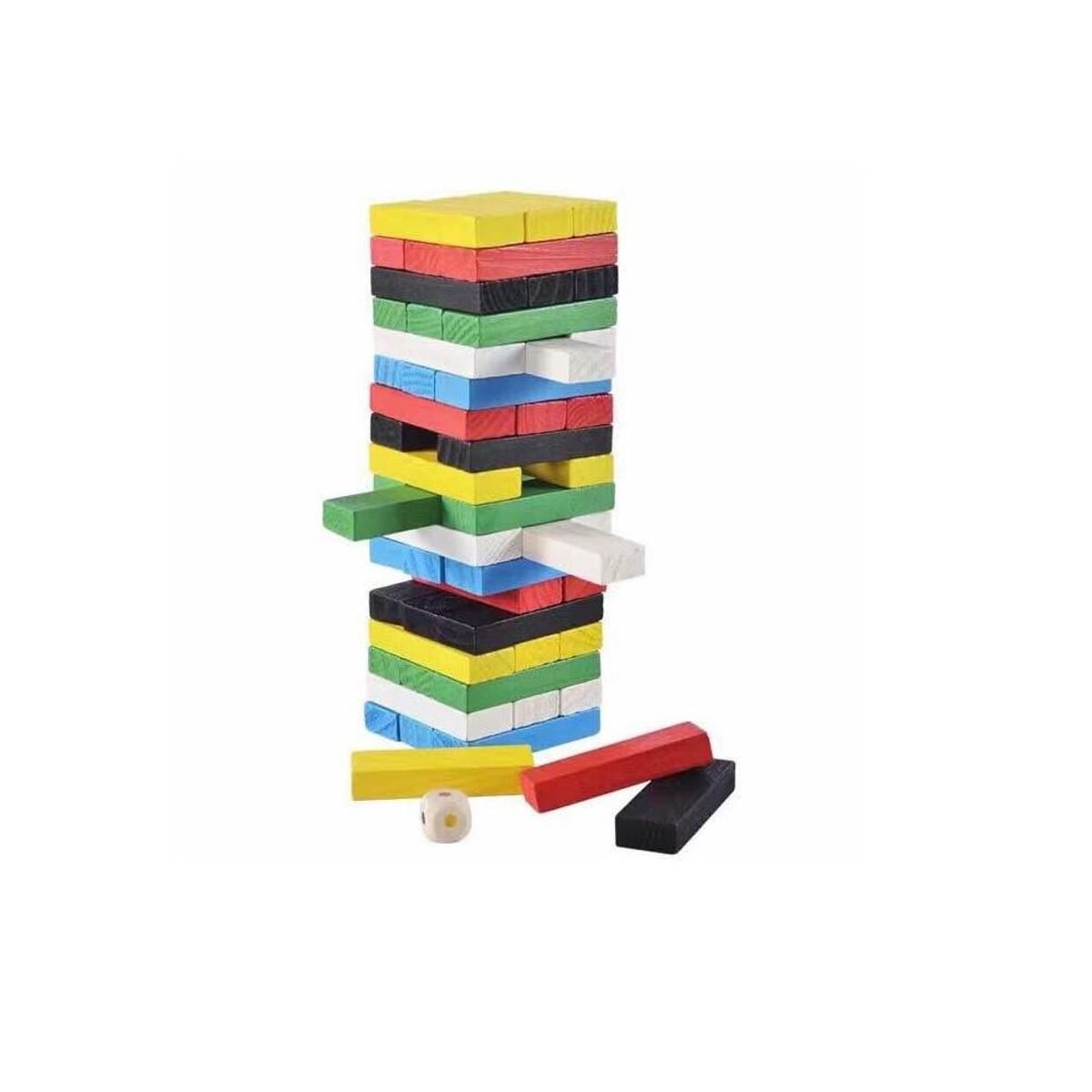 ARTIDIX - Torre de Colores de madera con 48 piezas PB-C1
