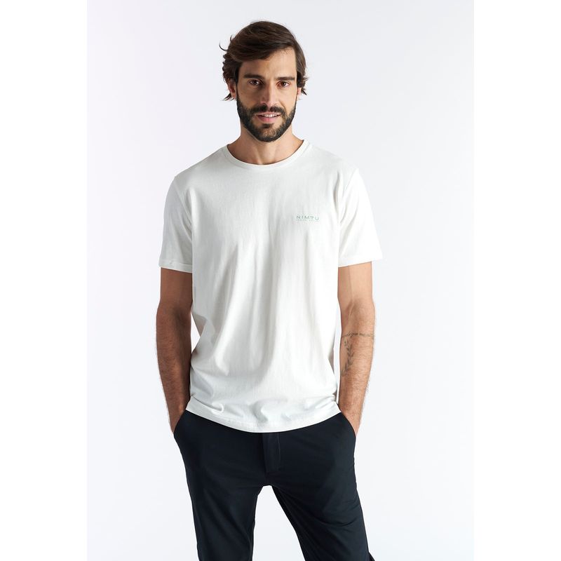 NIMTU - Polera Llaima Blanco Nimtu