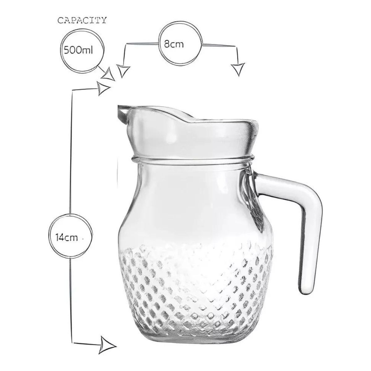 GENERICO - Jarra Lorito Terremoto 500 ML