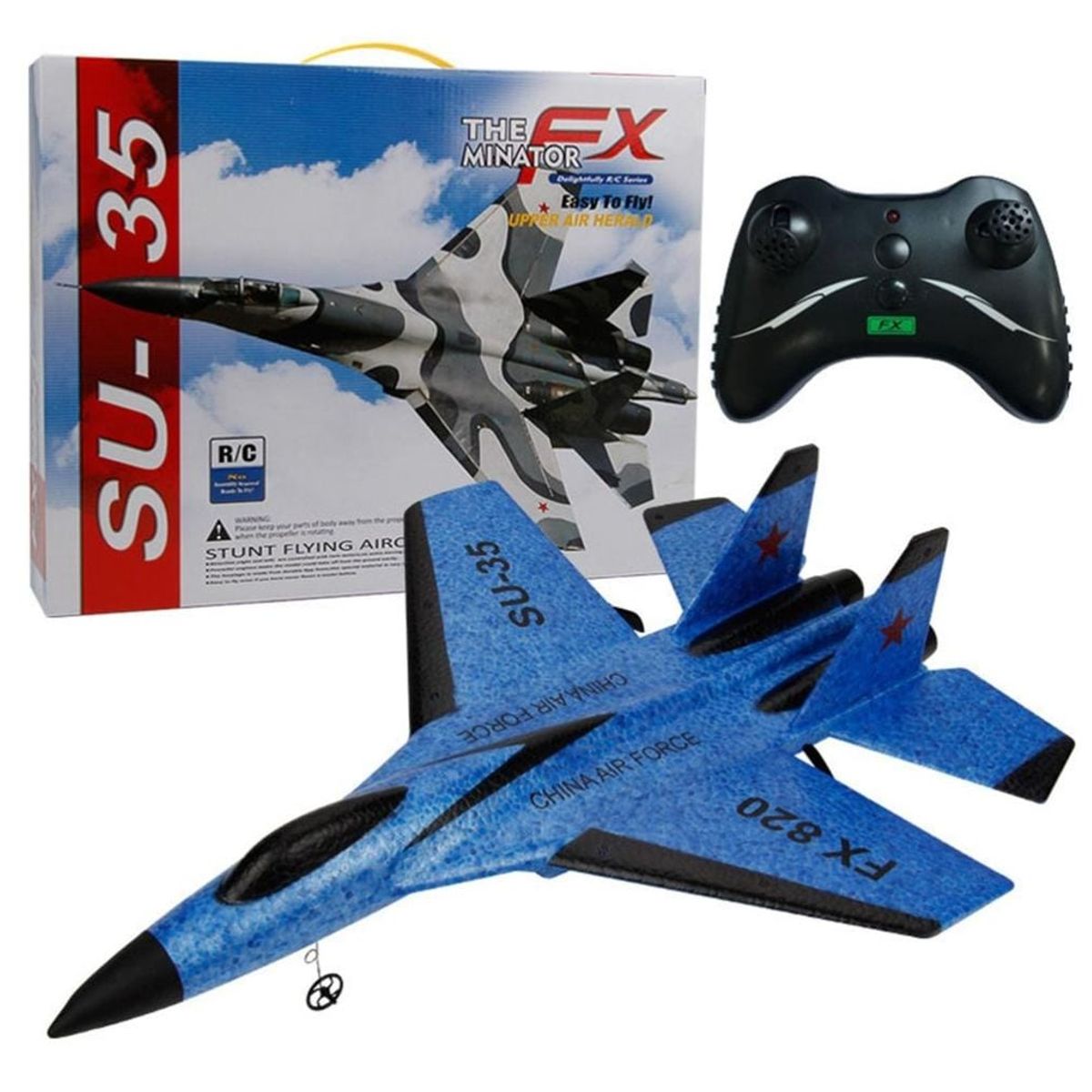 GENERICO - Aeroplano Avion Control Remoto The Minator Fx Su-35 24G 2ch