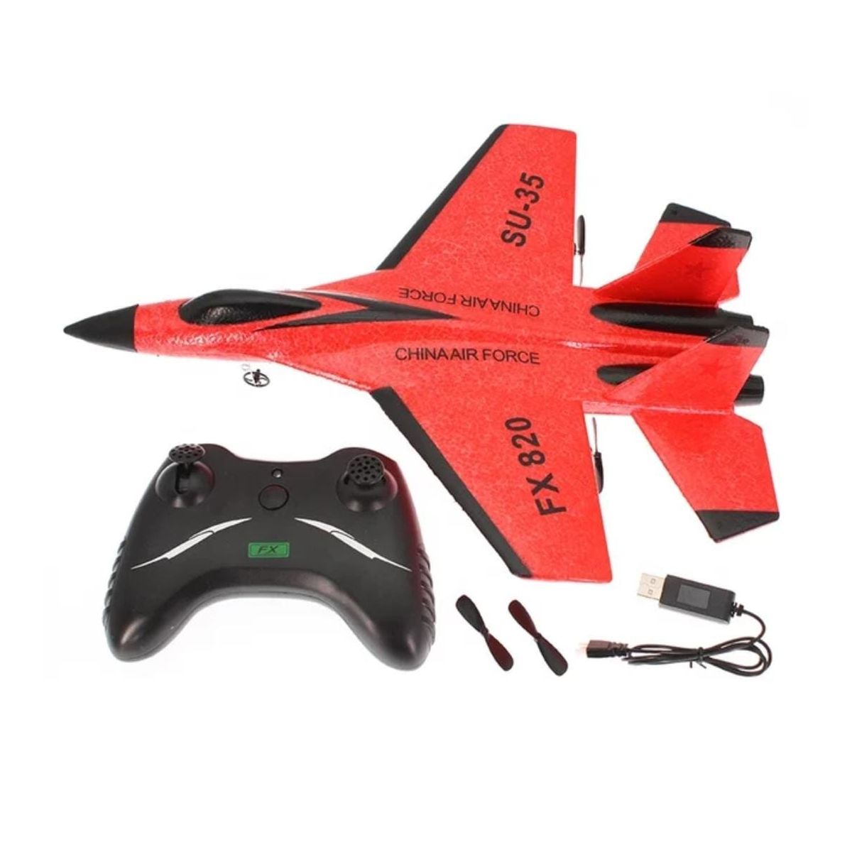 GENERICO - Aeroplano Avion Control Remoto The Minator Fx Su-35 24G 2ch