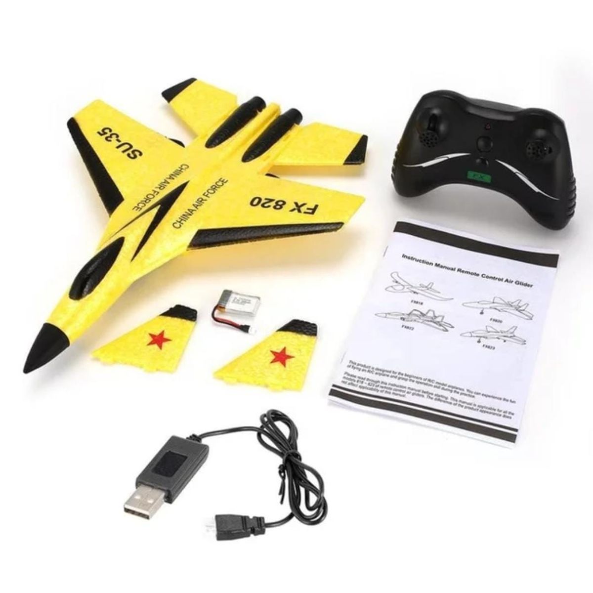 GENERICO - Aeroplano Avion Control Remoto The Minator Fx Su-35 24G 2ch